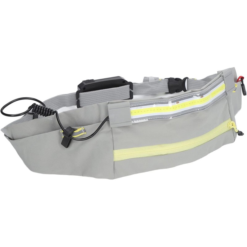 Tbest Luz de Cinturón COB para Correr, Senderismo, Riñonera con