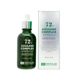 72% Azulene Complex Korean Beauty Facial Serum – Soothing & Sebum Control Ampoule for Acne & Oily Skin – Reduces Redness, Swelling & Irritations – Infused with Tea Tree Oil