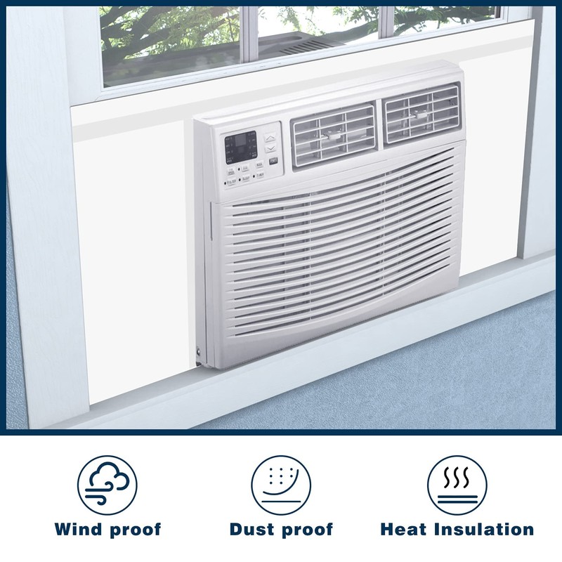 Pearwow AC Insulation Side Foam Panels for Window AC Unit,Indoor