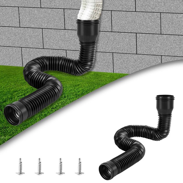 Flexible Drain Pipe Gutter Rain Gutter Downpipe Flexible Downpipe Extensions