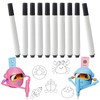 10 Pcs Drawing Robot Black Markers, for All Models of