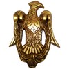 Purpledip Antique Eagle Hawk Brass Door Knocker (11593)