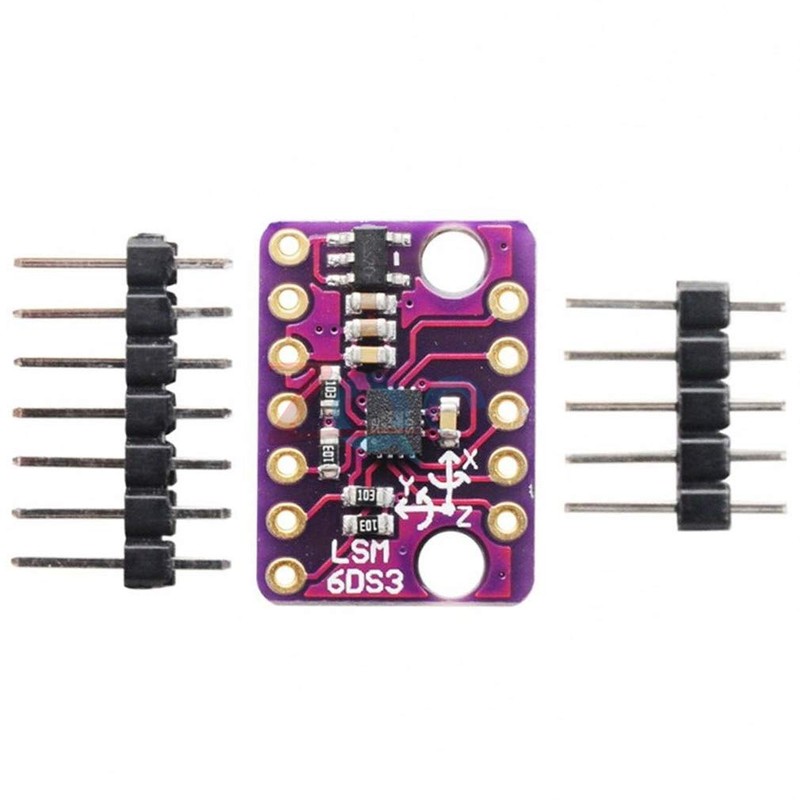 Hailege Set of 2 LSM6DS3 LSM6DS3 Accelerometer Gyro Built-in Digital