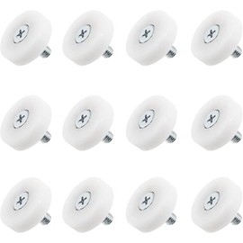 SIMAIYUN 12 Pcs 3/4 Inch Drawer Slide Roller, Drawer Pulley Replacement Wheels Plastic Pulley Bearing Small Pulley for Cabinet Sliding Door Filing Cabinet
