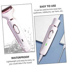 GALPADA USB Rechargeable Electric Nose Trimmer for Ladies Hair Removal Device Comfortable Sensitive Teeth for Travel