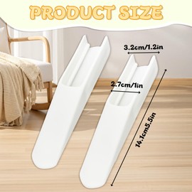 2 Piece Extended Glider Set Compatible, Children's High Chair Accessories, Non-Slip Safety Foot Cover, Baby High Chair Tilt Protection High Chair Accessories