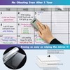 Dry Erase Vertical Three Month Laminated jumbo Wall Calendar, 46