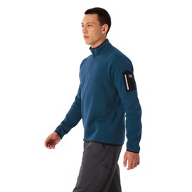 Arc'teryx Covert 1/2 Zip Neck Men's | Versatile Midweight Fleece Zip-Neck | Lodestar Heather, Small