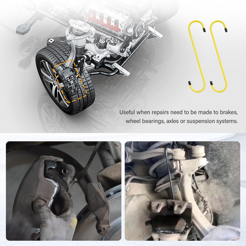 Stacool 2PCS Brake Caliper Hangers,Brake Caliper Tool/Brake Caliper Compression Tool
