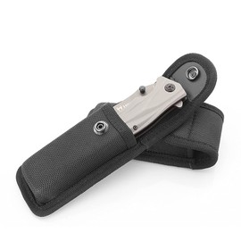 Holster for EDC Knife Under 5 inch, Tool Holder for Folding Pocket Knives, Outdoor Small Knife Pouch Case(1pcs Holster Only)
