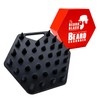 The BEARD BLACK Silicone Beard Scrubber, Facial Hair Exfoliator Brush,