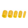 sourcing map 100pcs Round Rubber End Caps Protective Caps 1/8"