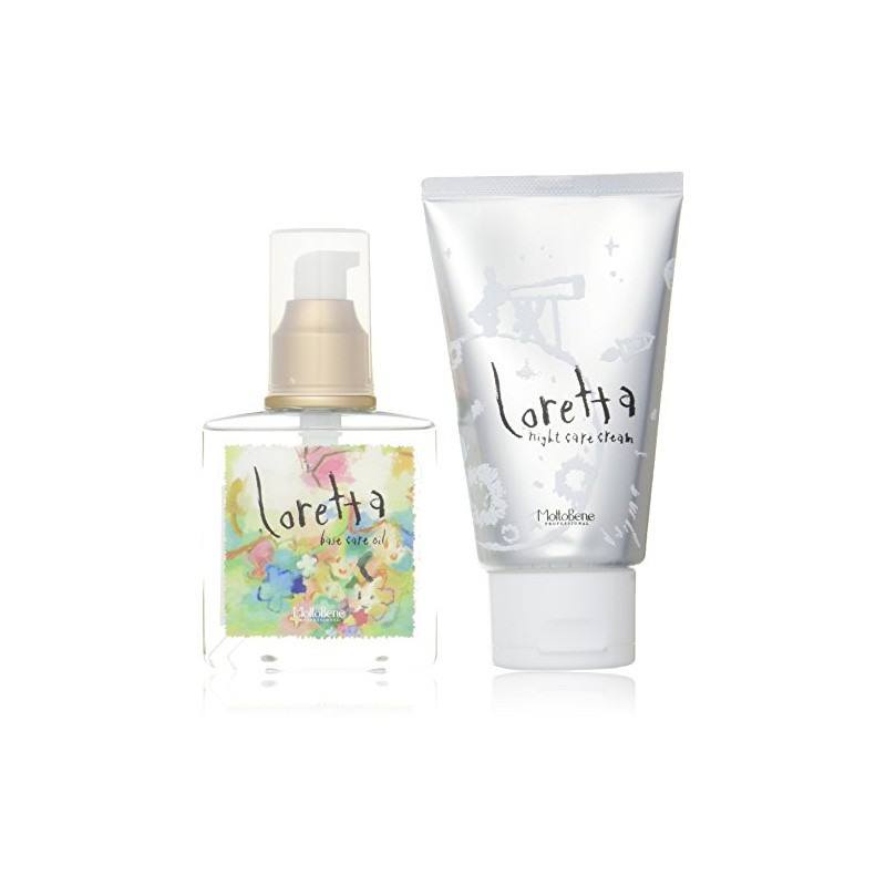 Morutobene Loretta Night Care Cream 120g &-Based Oil 120ml Set