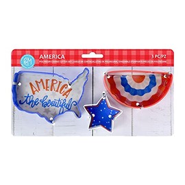 R & M International America Cookie Cutter, One Size, Multi Color