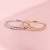 Tiny Heart Ring for Women Thin Stacking Dainty Gold Ring