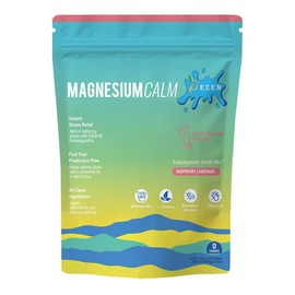 DEZEN Magnesium Calm Drink Mix — with L-Theanine, Ashwagandha, Magnesium Glycinate & Vitamin D for Sleep & Anxiety Relief, 20 Powder Packets Supplement
