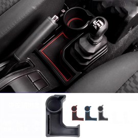 Car Center Console Cup Holder Storage Tray Accessories,for Suzuki Jimny Automatic Transmission 2-Door 4-Door 2019-2025,Center Console Gear Shift Storage Box Cup Holder (Automatic Transmission)