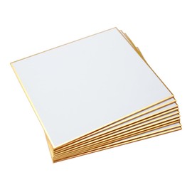 Mini colored paper, Sunshoan size, approximately 4.7 x 5.3 inches (120 x 135 mm), set of 10 sheets, plain, for signatures, group messages, messages, illustrations, made in Japan