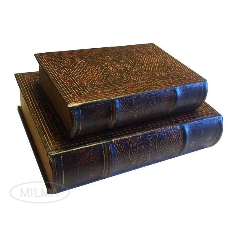 Book Box Set of 2 Celtic Knots Decorative Secret Stash