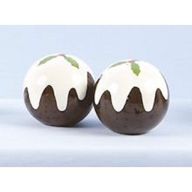 Christmas Pudding Salt & Pepper Shaker Set