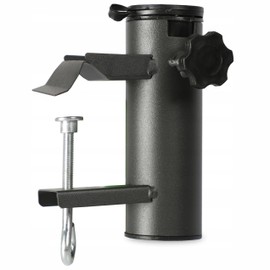 GEEZY Metal Balcony Parasol Holder Clamp Umbrella Holder Fence Parasol Clamp, 33-38 mm