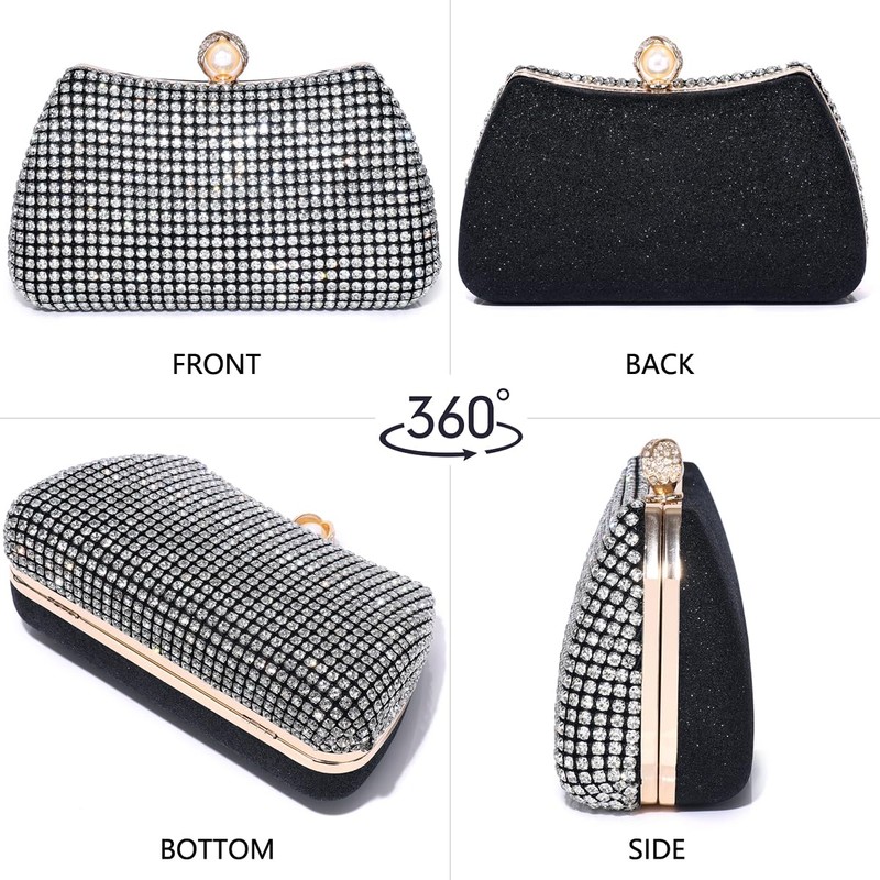 Baisikou 3-way Party Bag, Women's, Wedding Bag, Pearl, Handbag, Clutch