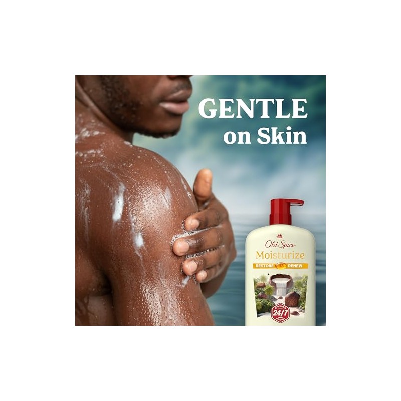 Old Spice Men's Body Wash Moisturize with Shea Butter, 30
