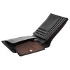 BAGAN 020879 Men's Genuine Leather Wallet Black, black, Classic