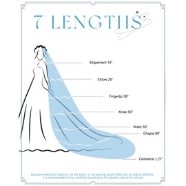 Geyoga Wedding Bridal Veil 1 Tier Pearl Wedding Bridal Tulle Veils White Hair Accessories with Comb(Pearl Style,Fingertip Length 39")