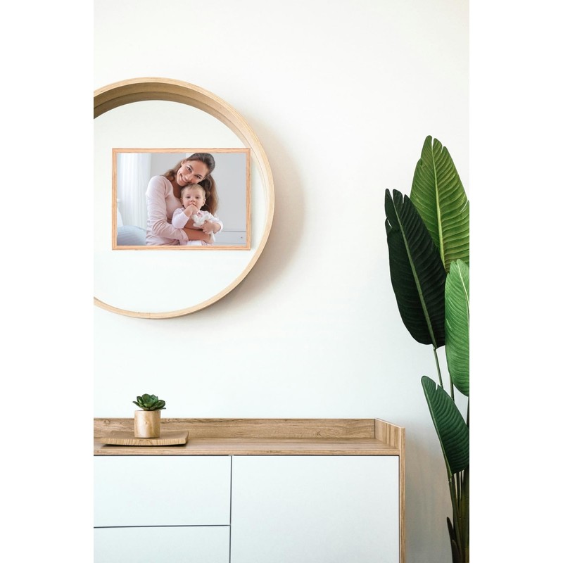 Weikani A4 OAK Wood Picture Frame,2 Pack-21X30cm Wood Photo Frame,Certificate