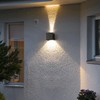Mille Lucciole 2 Pack LED Outdoor Wall Lights Exterior/Interior, Up