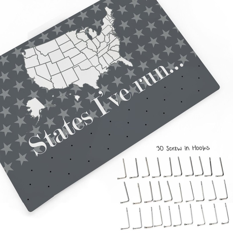 Gone For a Run Hooked On Medals Hanger & Award