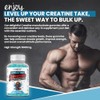Creatine Monohydrate Gummies 5000mg - Workout Gym Supplement - 60