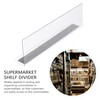 Plastic Shelf Divider- 2. 3 H x 7. 8 L