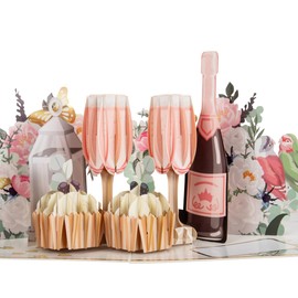 Cardology - Wedding Celebration Pop Up Card | Perfect for Weddings, Engagements, Anniversaries and Celebrations | Handmade
