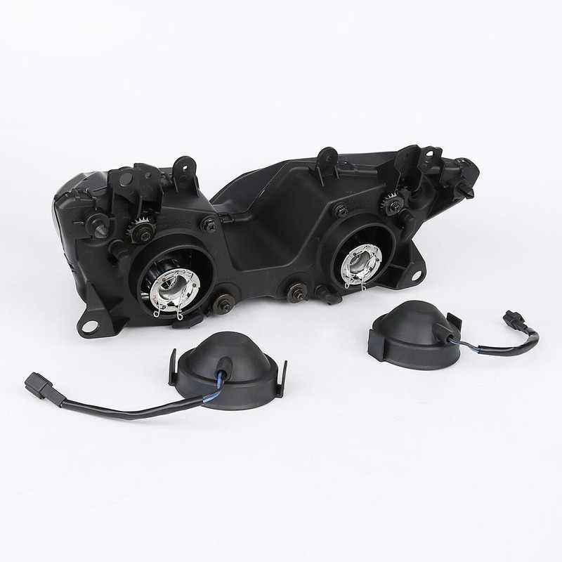 TCMT Black Front Headlight Lamp Assembly Fit For Kawasaki Ninja