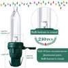 Remagr 240 Pcs Christmas LED Replacement Bulb Mini Wide Angle