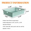 6 Pack Plastic Turn in Paper Trays for Classroom, Storage