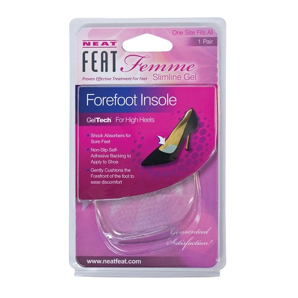 Neat Feat Femme Slimline Gel Forefoot Insole 1 Pair