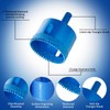 Diamond Hole Saw Tile Drill Bits Kit - 16PCs Crack-Free