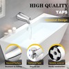 2Pcs Metal Tub Spout with Diverter, Diverter Tub Spout, Tub