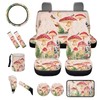 Dngkaoje Mushroom Car Seat Covers Full Set 13 Pcs Butterfly