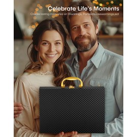 Black Silverware set with Steak Knives, Ollex 24PCS Retro Royal Flatware Set for 4 with Box, Food-Grade Stainless Steel Utensil Sets Includes Spoons Forks and Knives, Mirror Finish Dishwasher Safe