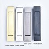 Dontay 5 Pack Pocket Door Pull Handle, Edge Pull, Professional