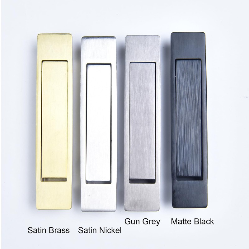 Dontay 5 Pack Pocket Door Pull Handle, Edge Pull, Professional
