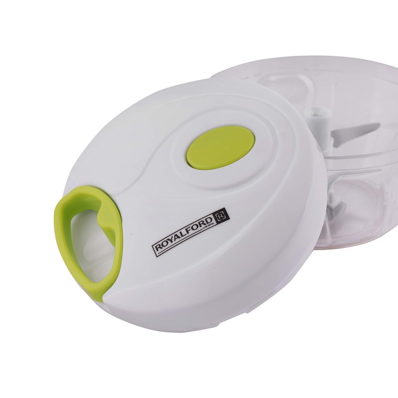 Royalford Mini Vegetable Chopper & with Storage Lid | Chops