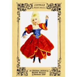 Bambole Designs Cloth Art Doll Pattern "Contessa" By Michelle Munzone