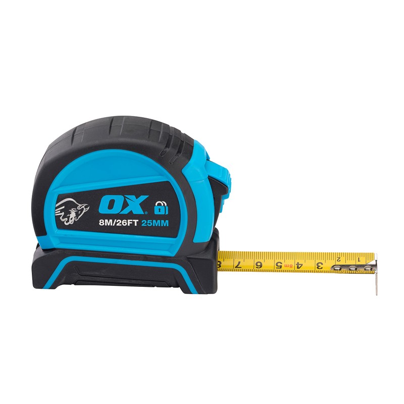 OX Tools Pro Dual Auto Lock Tape Twinpack - 8m