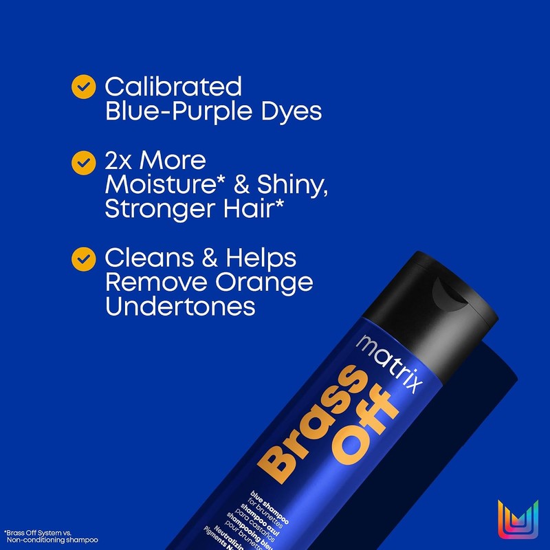 Matrix Brass Off Shampoo Matizador Cabello Castaño 1L