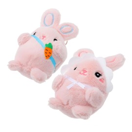 IMIKEYA 2 Piezas Llavero De Muñeco De Conejo Adorable Decoración Colgante De Muñeco De Conejo Para Llavero De Pascua Para Diy